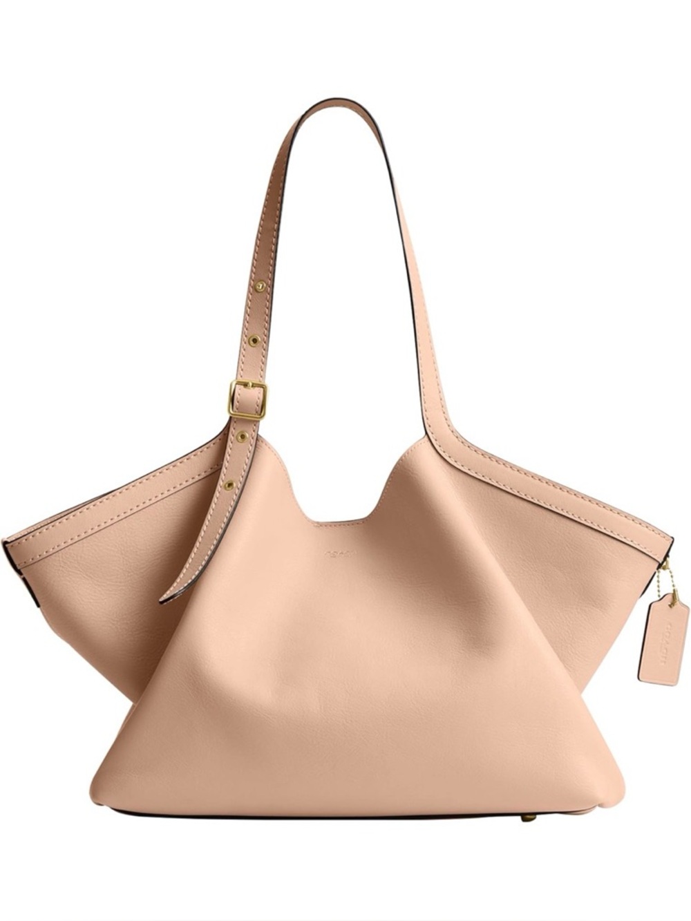 Coach Gramercy Tote Bag in Cream Leather with Gold Tone Hardware